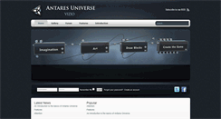 Desktop Screenshot of antares-universe.com